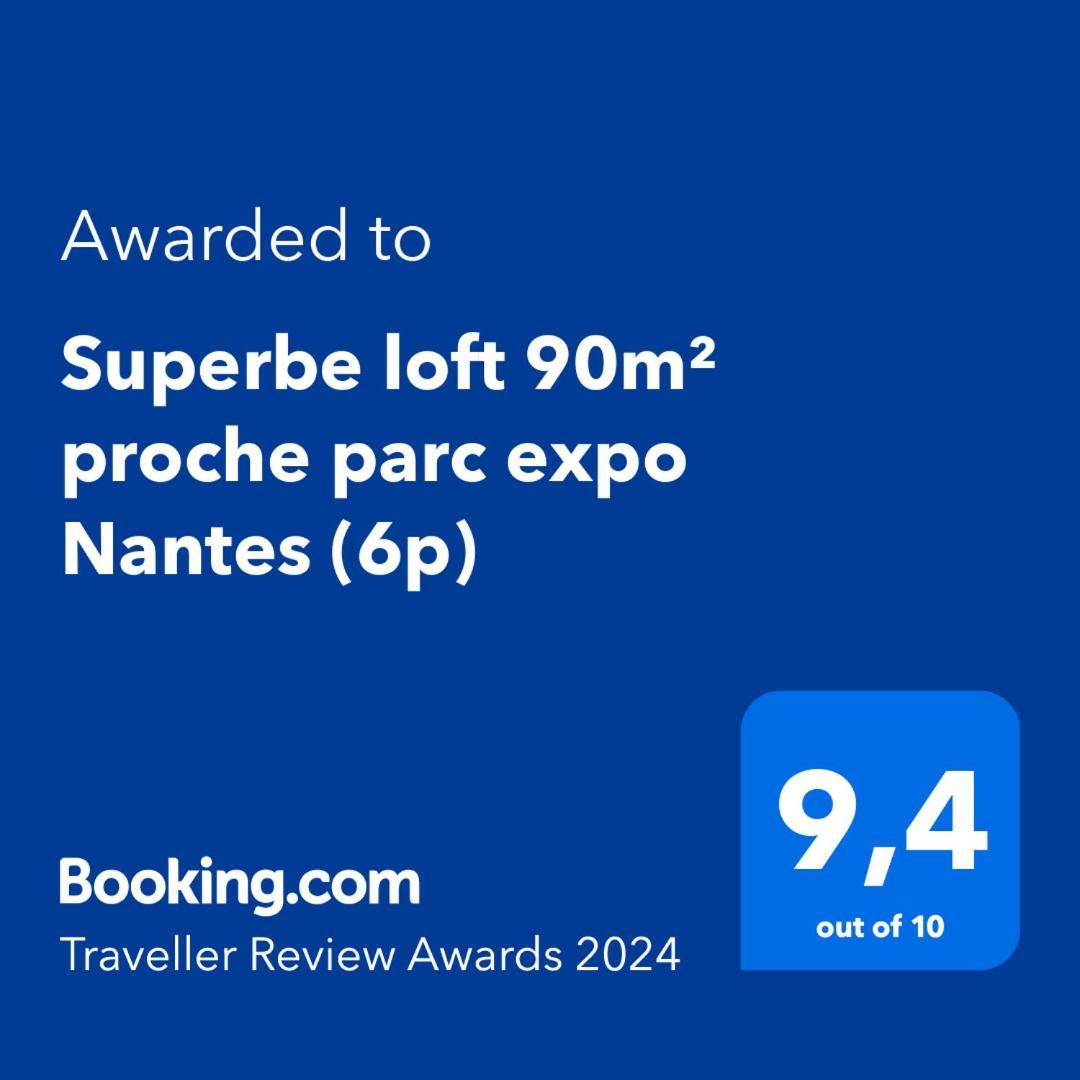 Superbe Loft 90M² Proche Parc Expo Nantes Apartman Kültér fotó